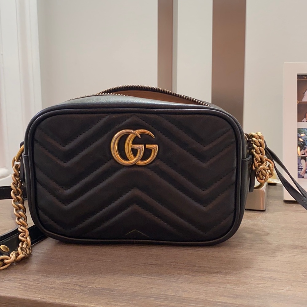 Gucci Marmont matelasse mini bag